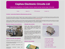 Tablet Screenshot of cephos.com